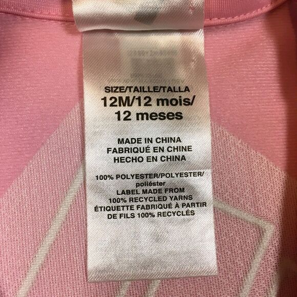 NWT Adidas Toddler Girls 12M 2 Piece Set Tracksuit Jacket Jogger Sweatpants Pink - Picture 7 of 16